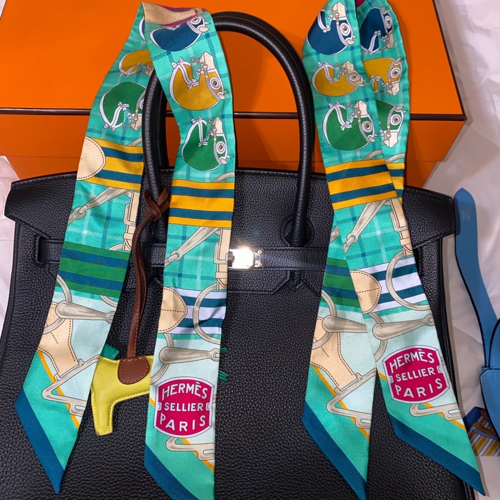 ❌SOLD❌2 RARE HERMÈS TWILLY SET GREEN